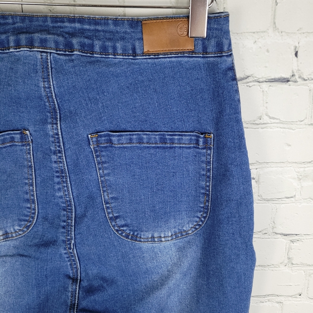 BOOM BOOM JEANS | super high rise waist skinny stretch jeans